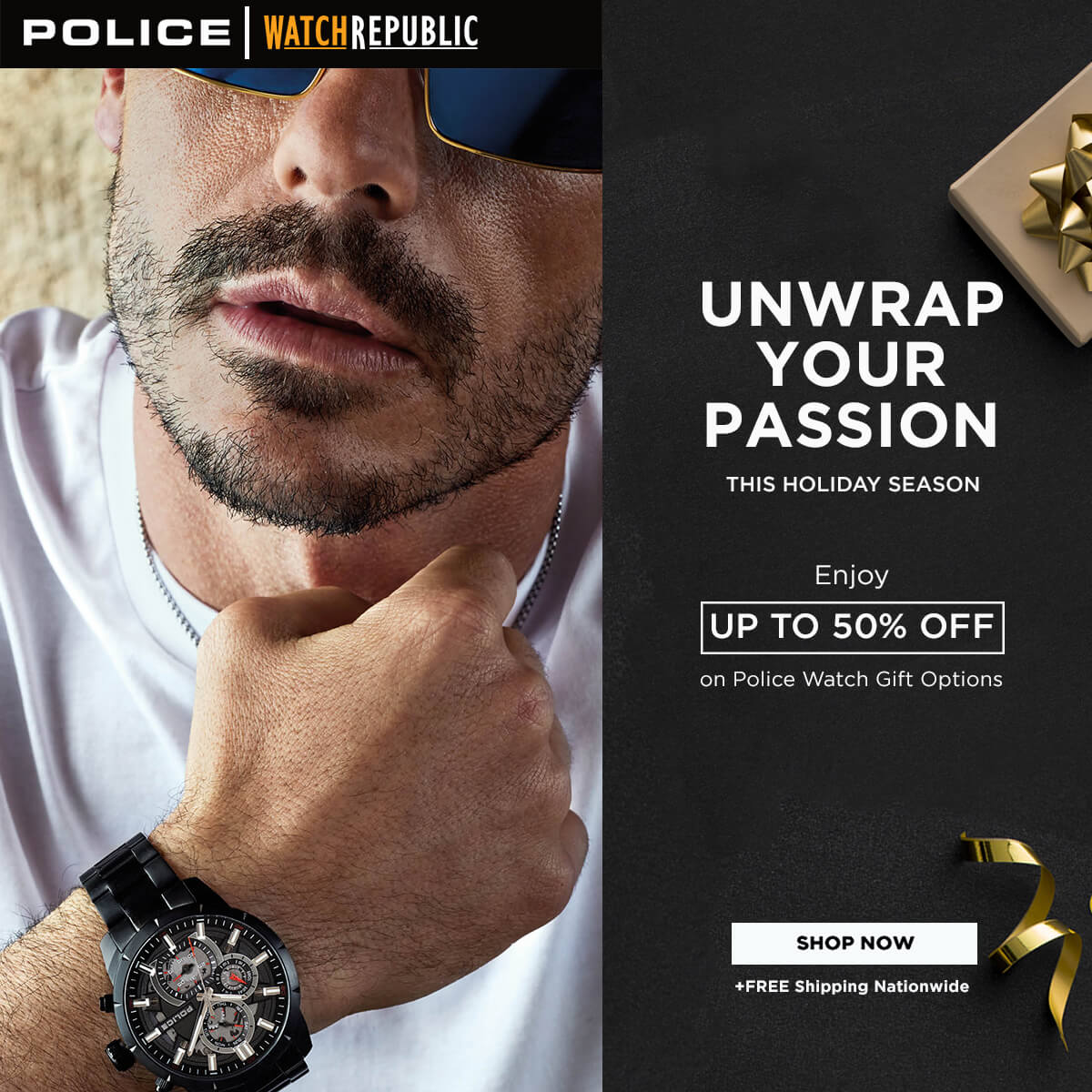 GET UP TO 50 percent OFF on Police Watches