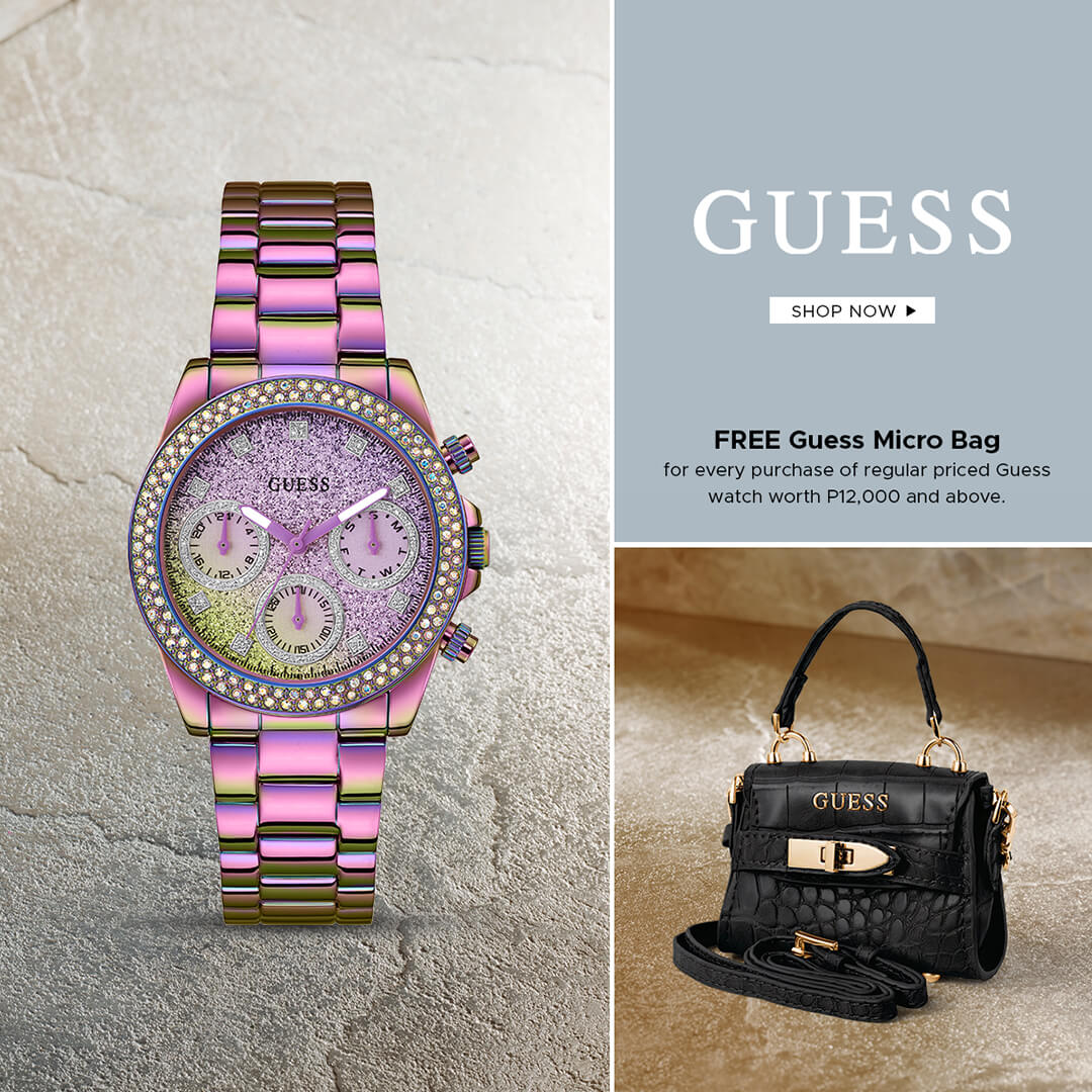 GET A FREE MICRO BAG ON GUESS WATCHES